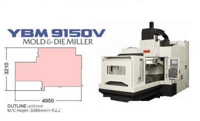 日本安田CNC JIGBORER　YBM 9150V